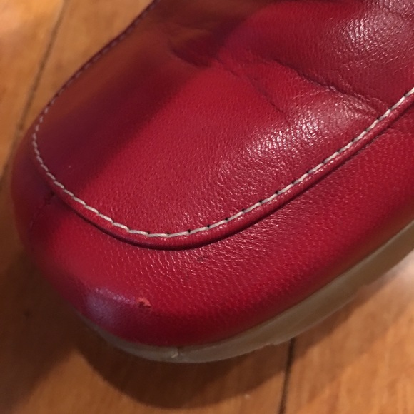 9.5 Women’s RED PETER KAISER Flat Rubber sole Shoe - Picture 5 of 8